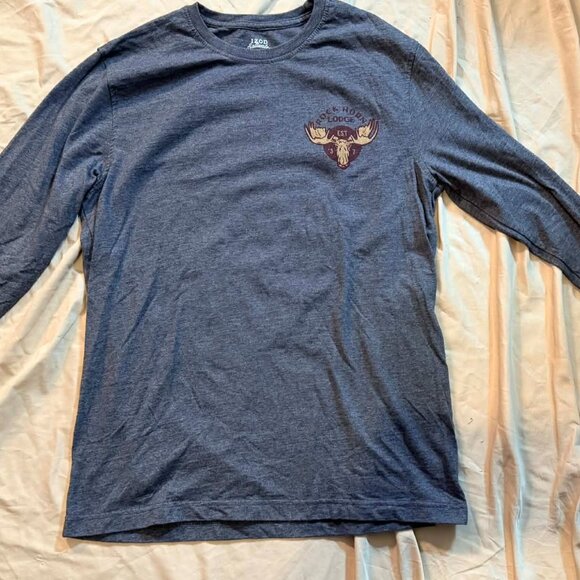 TWO Mixed Brands Men's TShirts, SIZE MEDIUM (1 Pink S/S & 1 Grey Graphic L/S) - Picture 6 of 12